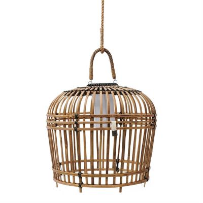 Riviera Maison San Carlos taklampa 61 cm brun