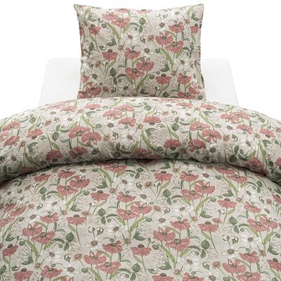 Borganäs Fleur Påslakanset Rosa 150x210 50x60