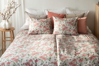 Borganäs Fleur Påslakanset Rosa 150x210 50x60