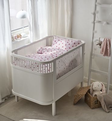 Borganäs Hjärtrud Påslakanset Rosa 100x130 38x55