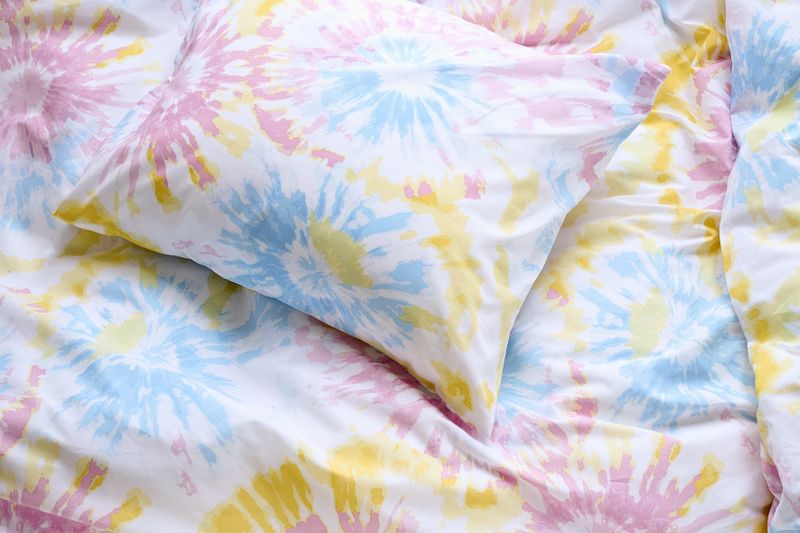 Borganäs Mika Bomull Påslakanset Multi 150x210 cm 2 delar