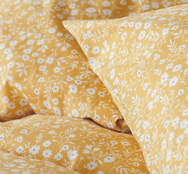 Borganäs Hedda Påslakanset Gul 150x210 50x60
