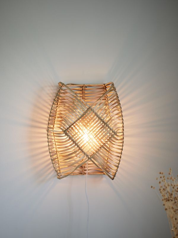 PR Home Zyla Vägglampa Natur 36 cm