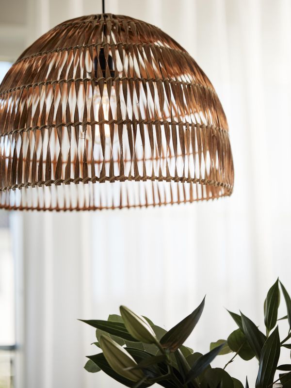 PR Home Lace Taklampa Natur 37 cm