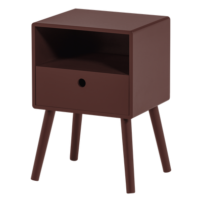 WOOOD Ozzy sängbord MDF vinröd