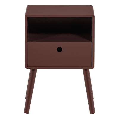 WOOOD Ozzy sängbord MDF vinröd
