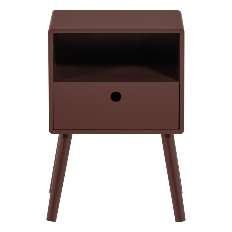 WOOOD Ozzy sängbord MDF vinröd
