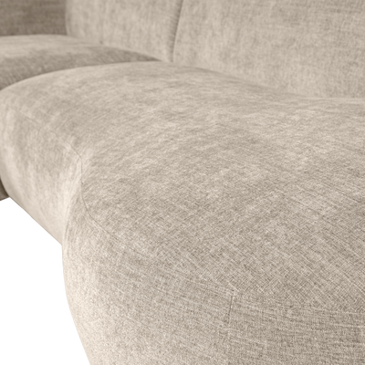WOOOD POLLY Schäslongsoffa Vänster Sand
