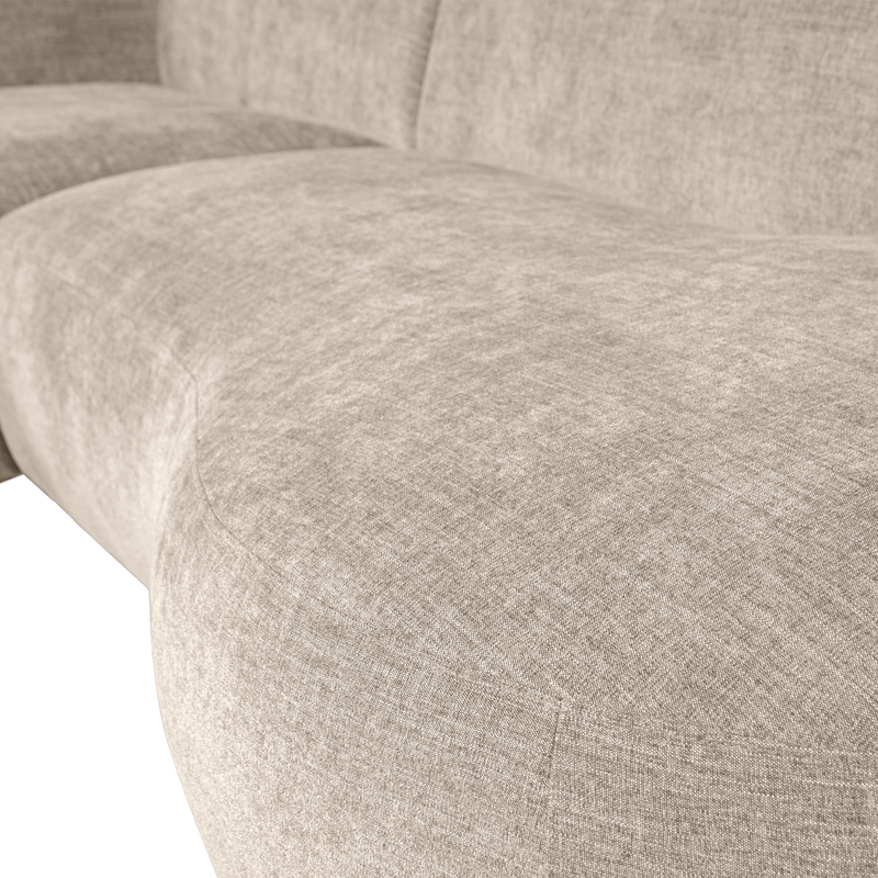 WOOOD POLLY Schäslongsoffa Vänster Sand