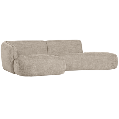WOOOD POLLY Schäslongsoffa Vänster Sand