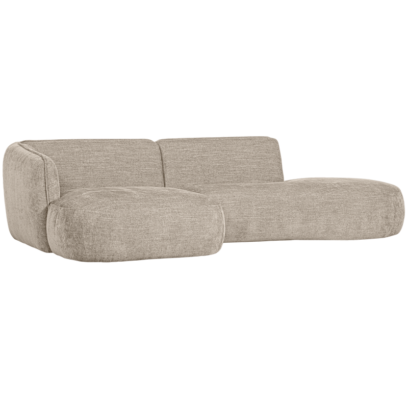WOOOD POLLY Schäslongsoffa Vänster Sand