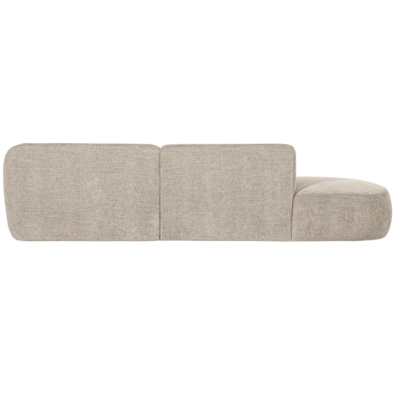 WOOOD POLLY Schäslongsoffa Höger Sand