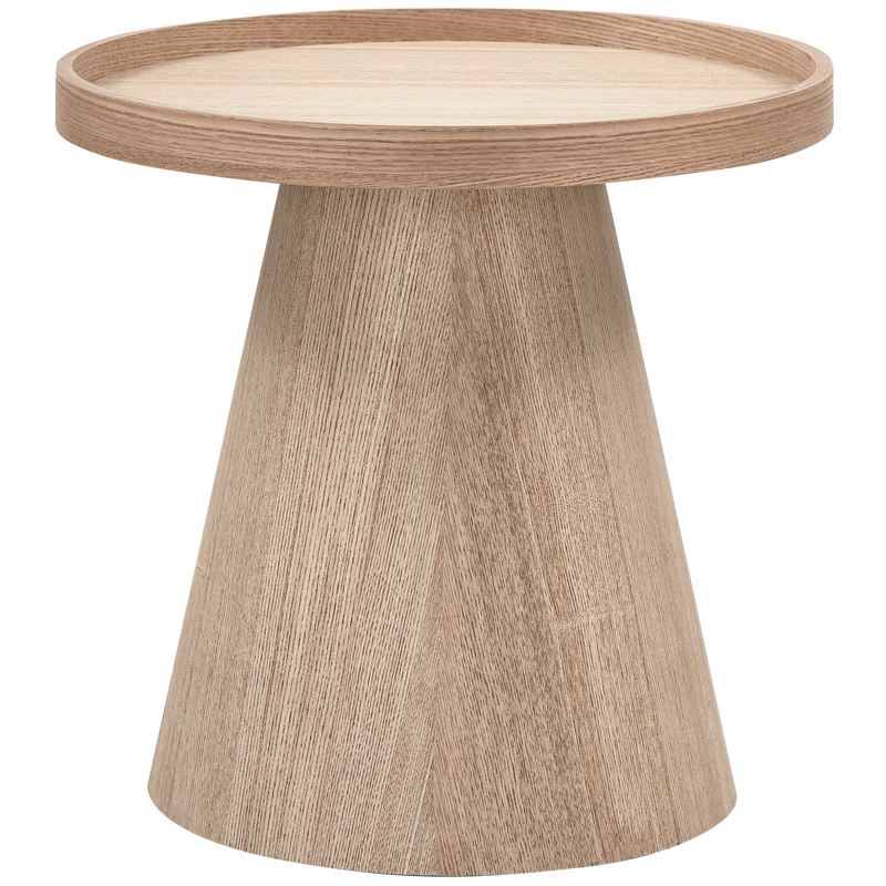 WOOOD MAUD Sidobord Konisk MDF Natur 38xØ39cm