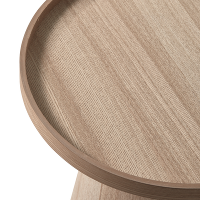 WOOOD MAUD Sidobord Konisk MDF Natur 38xØ39cm