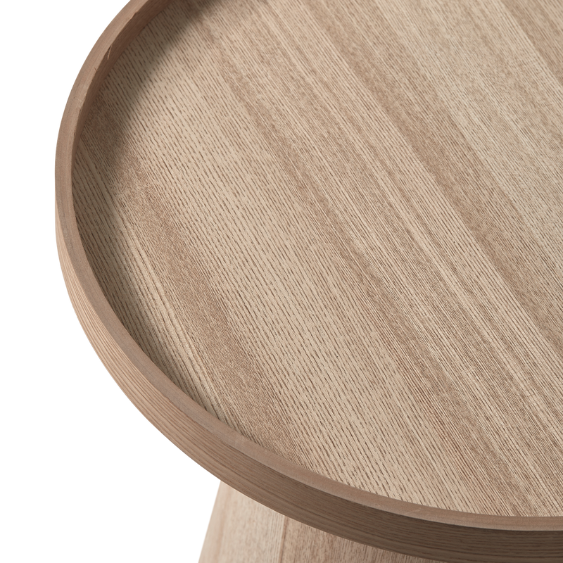 WOOOD MAUD Sidobord Konisk MDF Natur 38xØ39cm