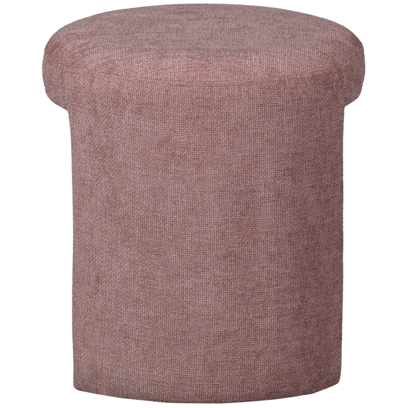 WOOOD CHARLIE Klädd Pall BLUSH
