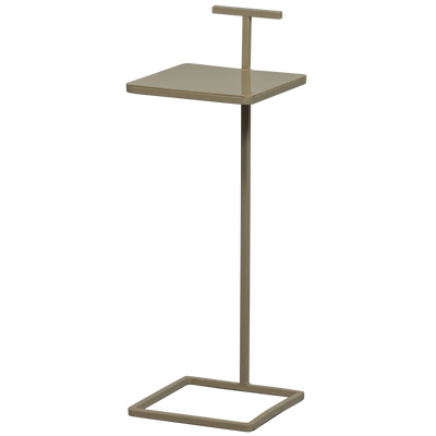 WOOOD Toste Sidobord Metall Mörksand