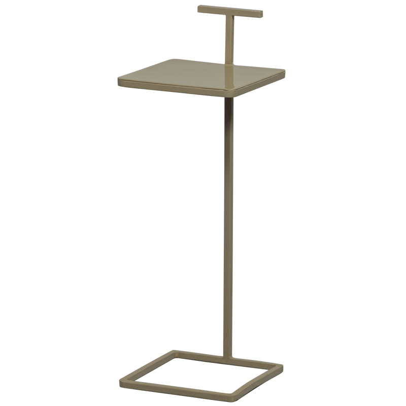 WOOOD Toste Sidobord Metall Mörksand