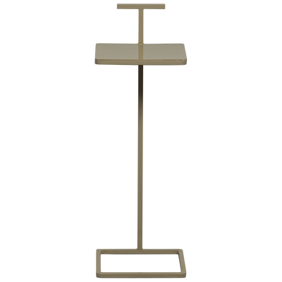 WOOOD Toste Sidobord Metall Mörksand