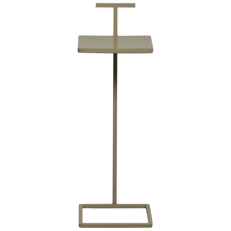 WOOOD Toste Sidobord Metall Mörksand