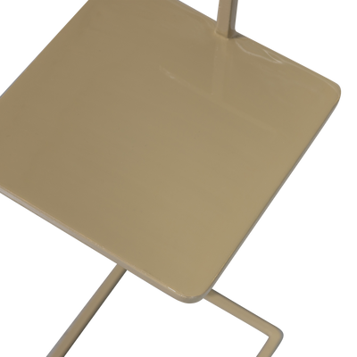 WOOOD Toste Sidobord Metall Mörksand