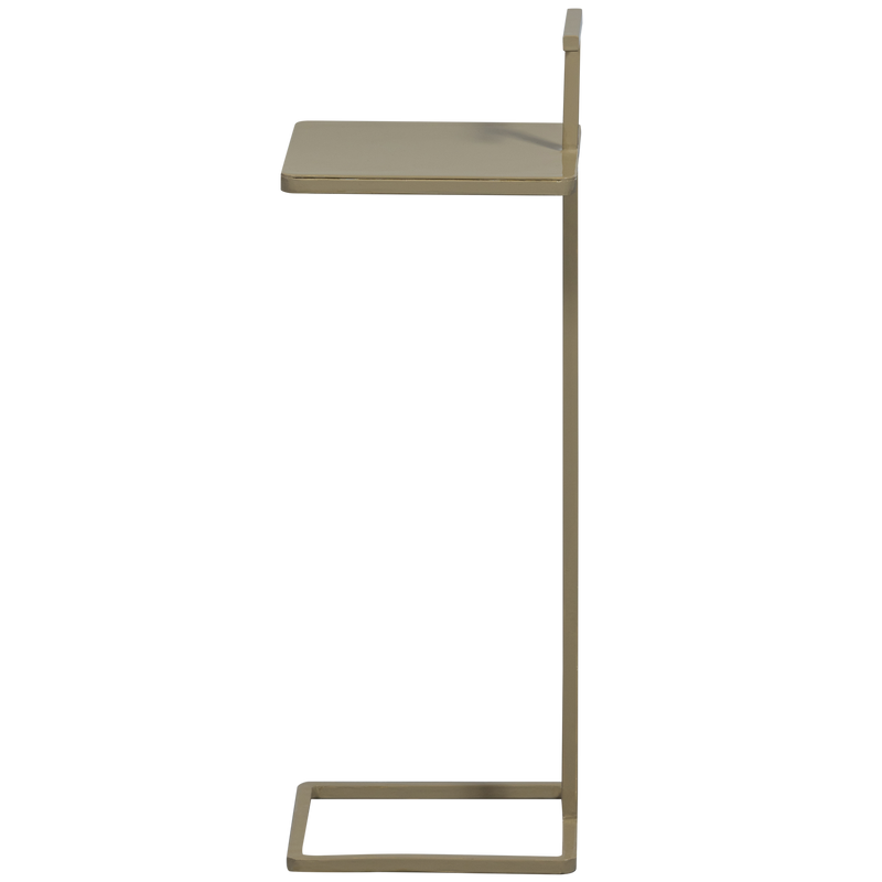 WOOOD Toste Sidobord Metall Mörksand