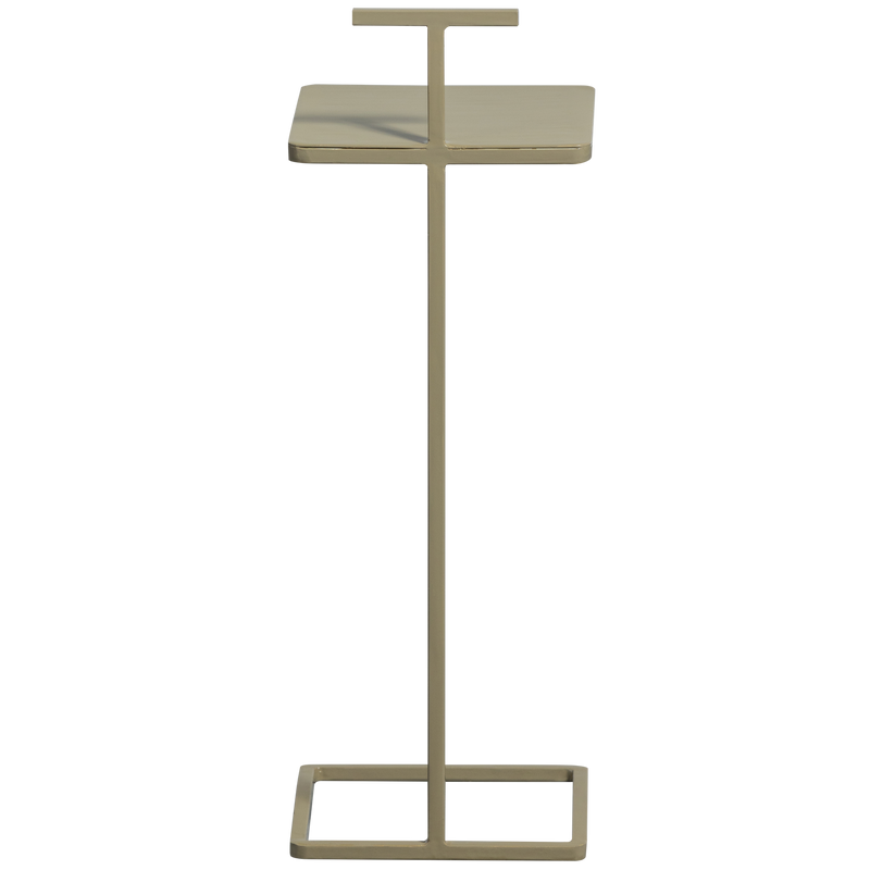 WOOOD Toste Sidobord Metall Mörksand
