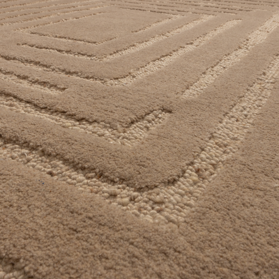 WOOOD ALICIA Matta Ull Sand 170x240cm