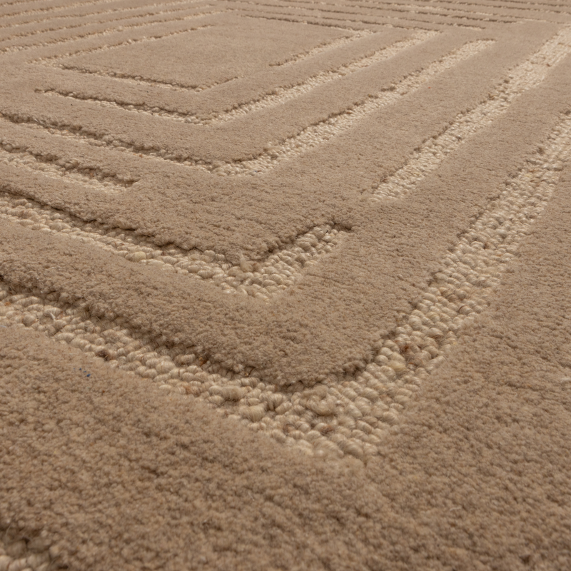 WOOOD ALICIA Matta Ull Sand 170x240cm