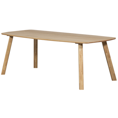 WOOOD TABLO Bord DANISH Oval TGL 180x100cm Genomskinlig