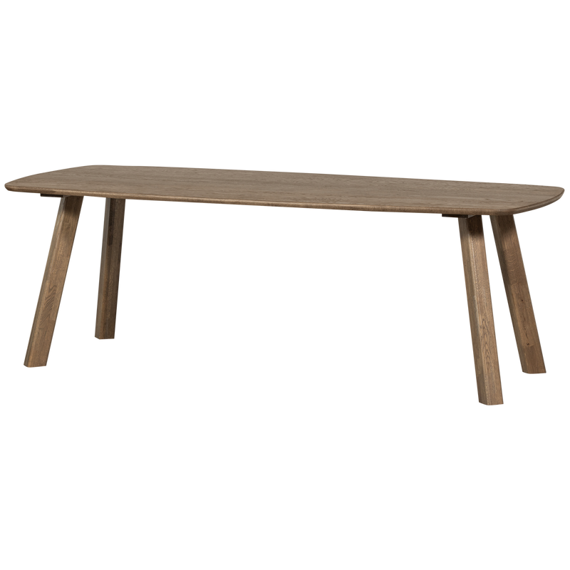 WOOOD TABLO Bord DANISH Oval 220x100cm CASHMERE Brun