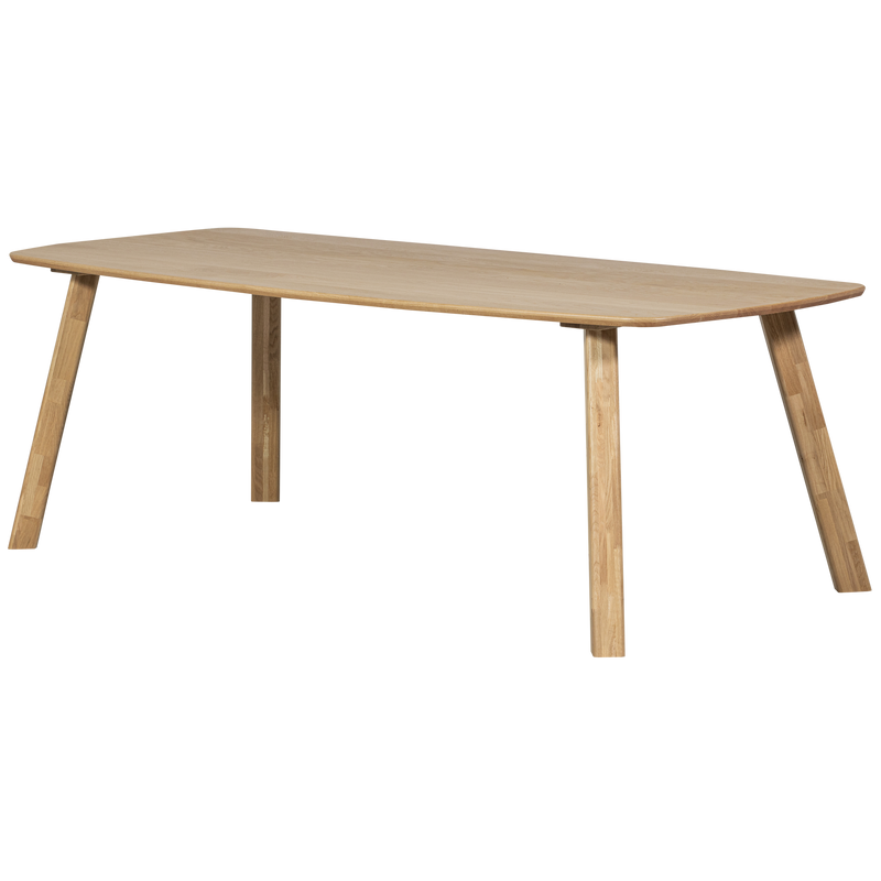 WOOOD TABLO Bord DANISH Oval TGL 220x100cm Genomskinlig