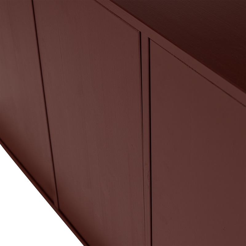 WOOOD MEREL Sideboard Furu Vinröd