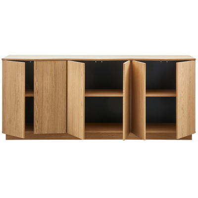 WOOOD ZUMA Sideboard 200 cm Ekfaner Genomskinlig