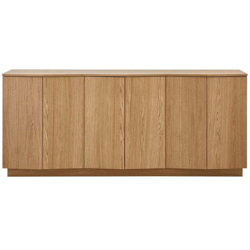 WOOOD ZUMA Sideboard 200 cm Ekfaner Genomskinlig