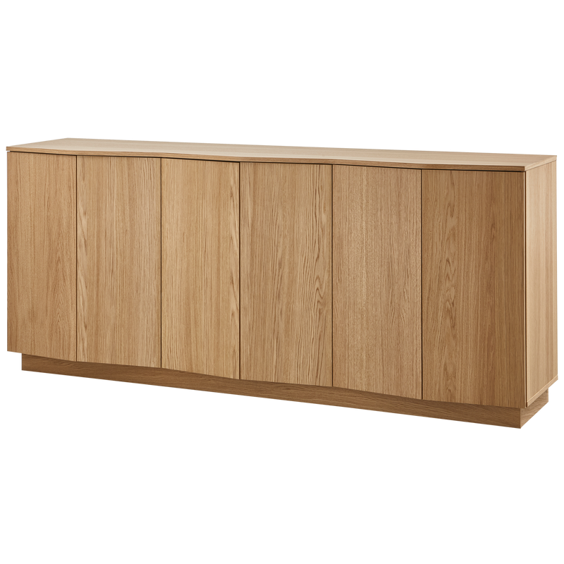 WOOOD ZUMA Sideboard 200 cm Ekfaner Genomskinlig