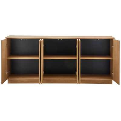 WOOOD ZUMA Sideboard 200 cm Ekfaner Genomskinlig