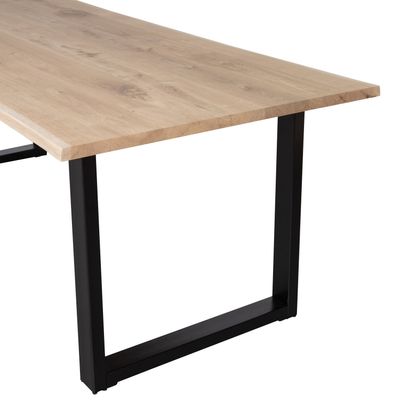 WOOOD TABLO TREE Bord Ek 180x90 med U-Ben