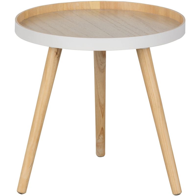 WOOOD SASHA Sidobord Ø41 cm Trä Natur