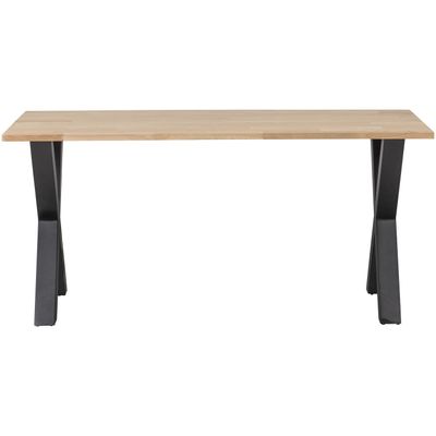 WOOOD TABLO Matbord Ek 180x90 med Metallben