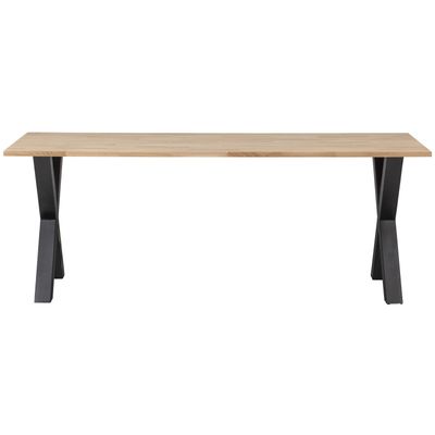 WOOOD TABLO Matbord Ek 220x90 med Alkmaar Ben