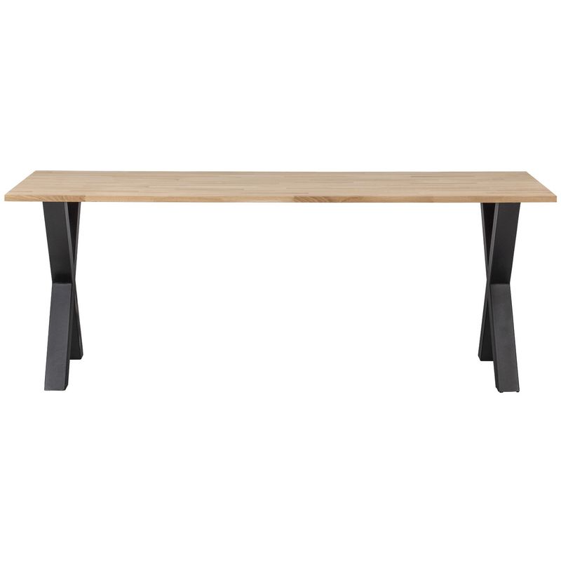 WOOOD TABLO Matbord Ek 220x90 med Alkmaar Ben