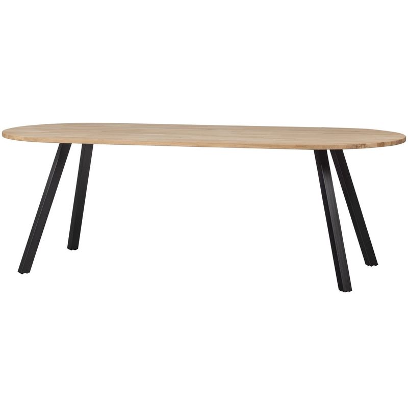 WOOOD TABLO Bord Oval Ek Fyrkantig Ben