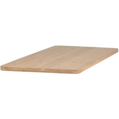 WOOOD TABLO Bord Topp Ek Natur BÖJD 200x90