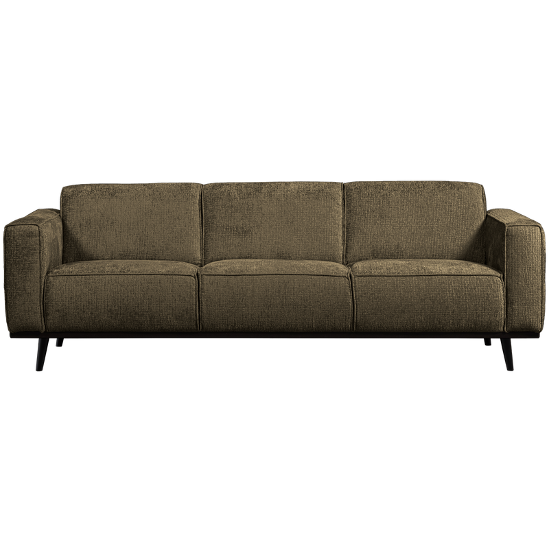 WOOOD STATEMENT 3-sits Soffa 230 cm Struktursammet BONSAI