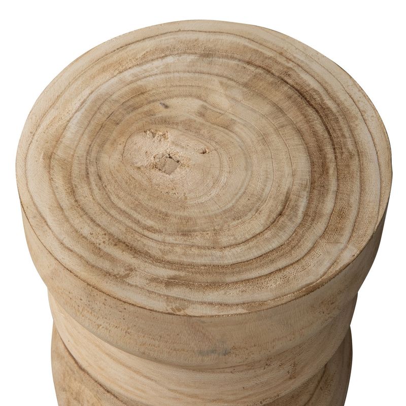 WOOOD BIKKEL Pall Trä Natur 40xØ28cm