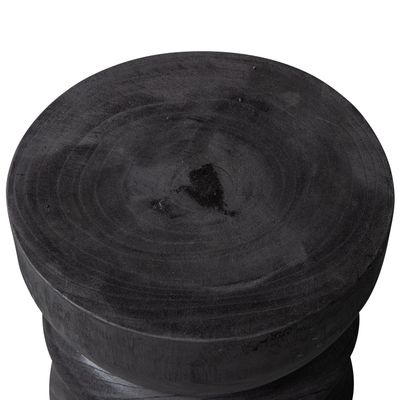 WOOOD BIKKEL Pall Trä Svart 40xØ28cm