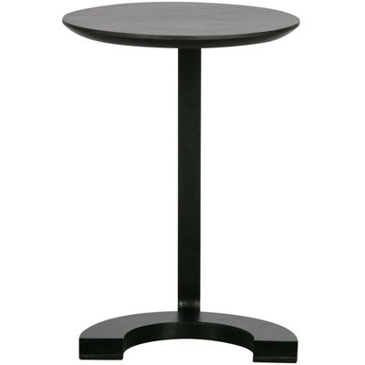 WOOOD FLOOR Sidobord Trä/Metall Svart