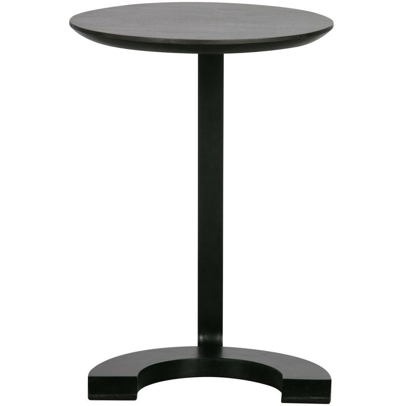 WOOOD FLOOR Sidobord Trä/Metall Svart