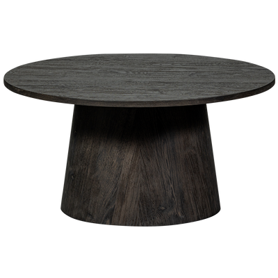 WOOOD MAAN Soffbord MDF Mörkbrun 40xØ80cm